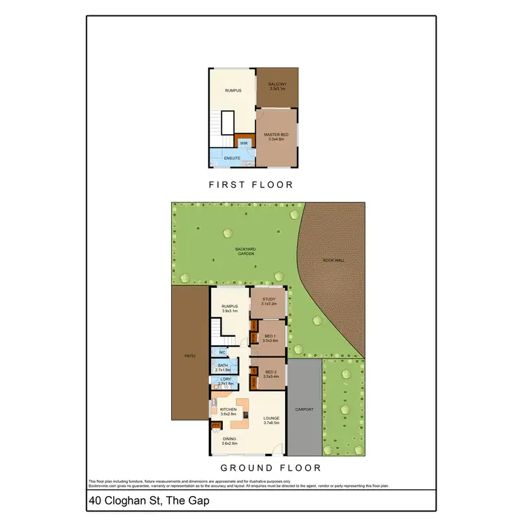 Floorplan of Homely house listing, 40 Cloghan Street, The Gap QLD 4061