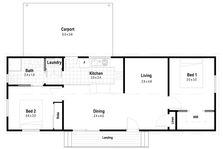 Floorplan of Homely house listing, 73/1 Piper Road, Geilston Bay TAS 7015