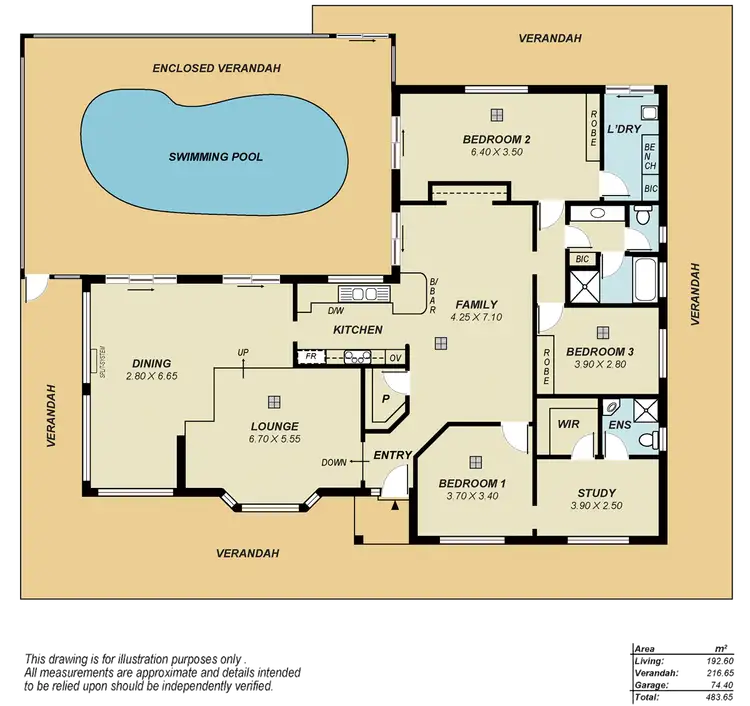 Floorplan of Homely house listing, 35 Eagles Nest Drive (North), Bibaringa SA 5118