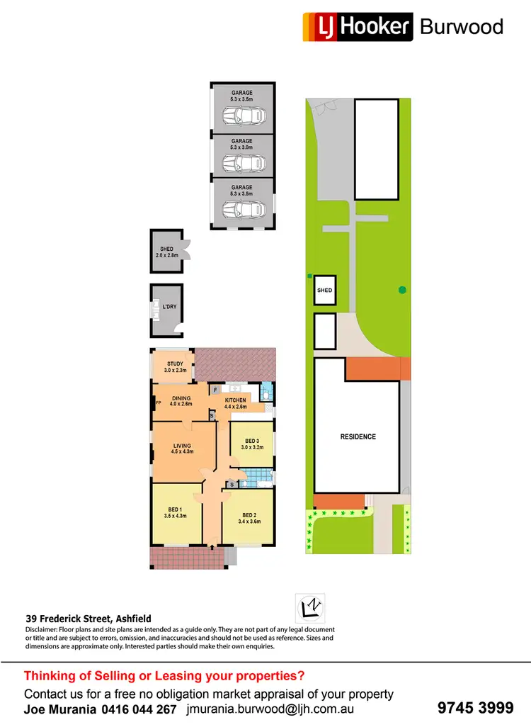 Floorplan of Homely house listing, 39 Frederick Street, Ashfield NSW 2131