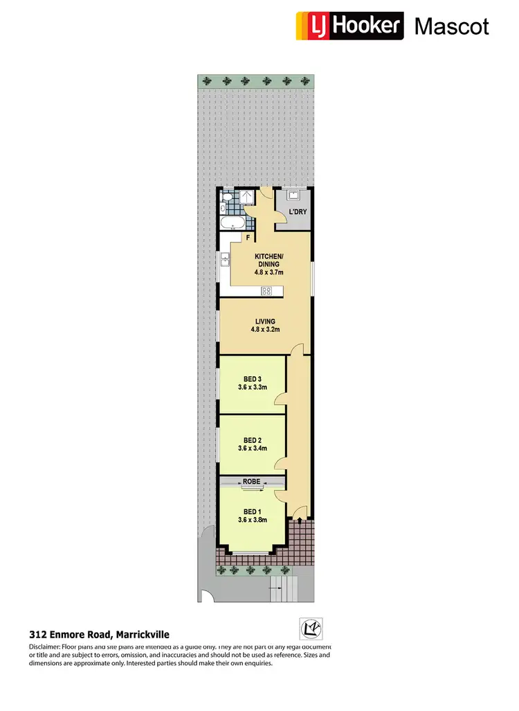Floorplan of Homely house listing, 312 Enmore Road, Marrickville NSW 2204