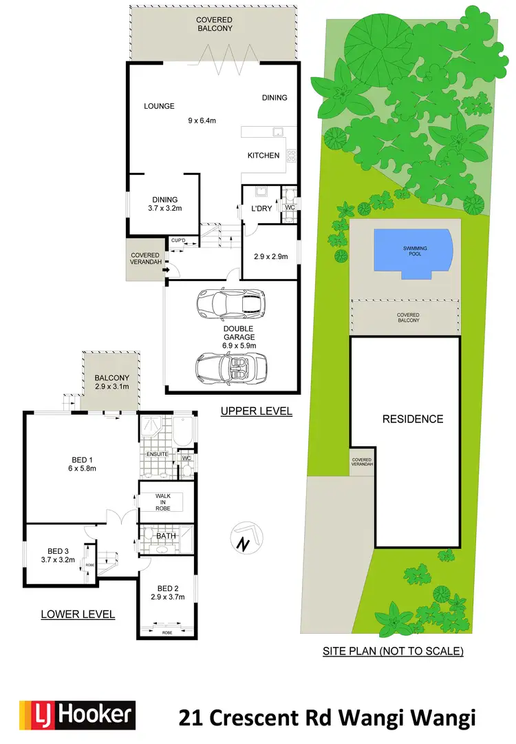 Floorplan of Homely house listing, 21 Crescent Road, Wangi Wangi NSW 2267