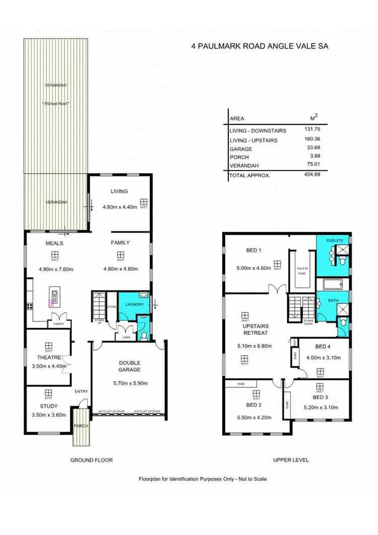 Floorplan of Homely house listing, 4 Paulmark Road, Angle Vale SA 5117