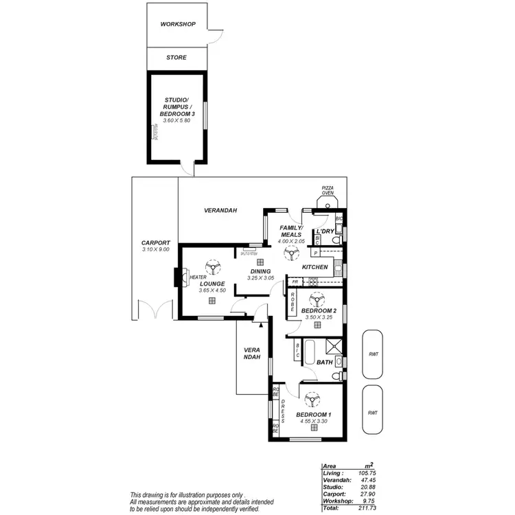 Floorplan of Homely house listing, 31 Haig Street, Broadview SA 5083