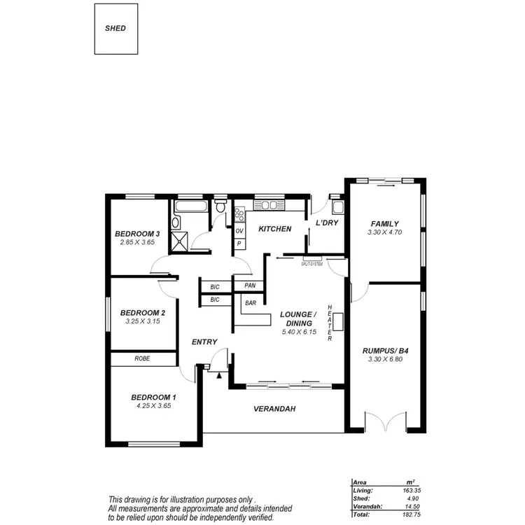 Floorplan of Homely house listing, 3 Crestwood Drive, Athelstone SA 5076