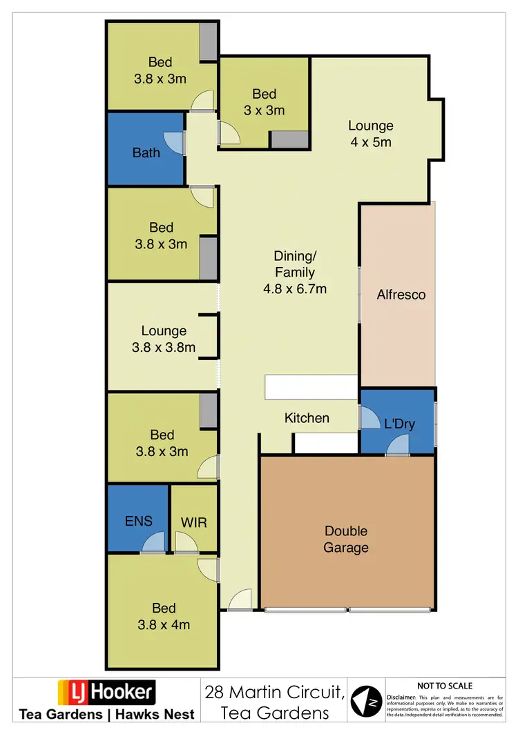 Floorplan of Homely house listing, 28 Martin Circuit, Tea Gardens NSW 2324