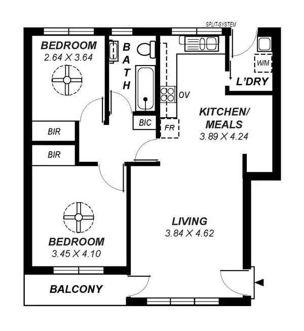 Floorplan of Homely unit listing, 5/39 Aroha Terrace, Black Forest SA 5035