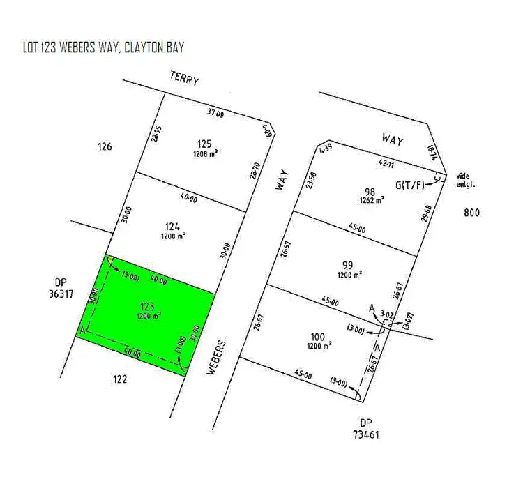 Floorplan of Homely land listing, Lot 123 Webers Way, Clayton Bay SA 5256