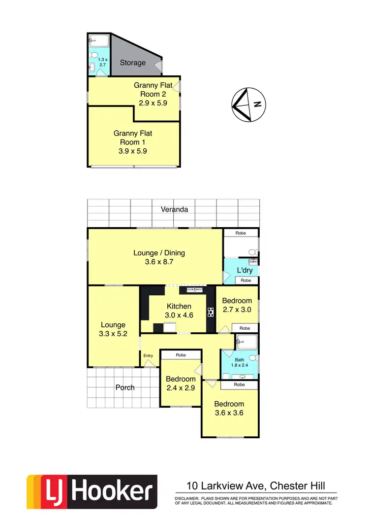Floorplan of Homely house listing, 10 Larkview Avenue, Chester Hill NSW 2162