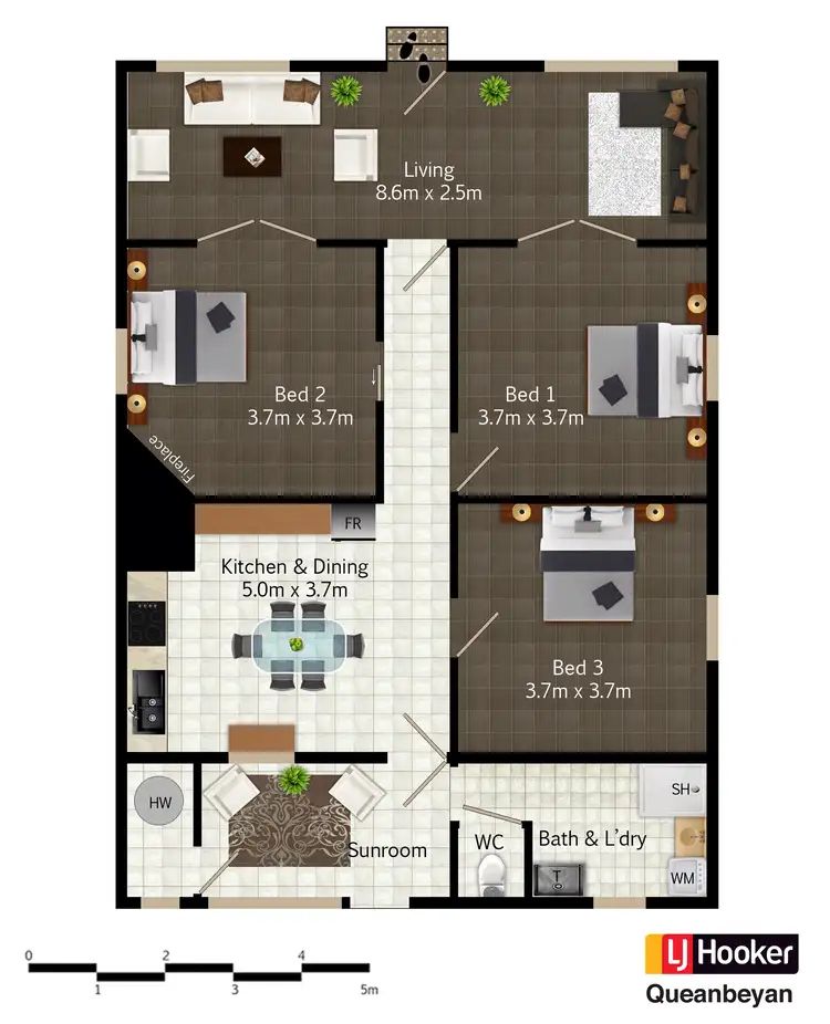 Floorplan of Homely house listing, 2 Garland Avenue, Queanbeyan NSW 2620