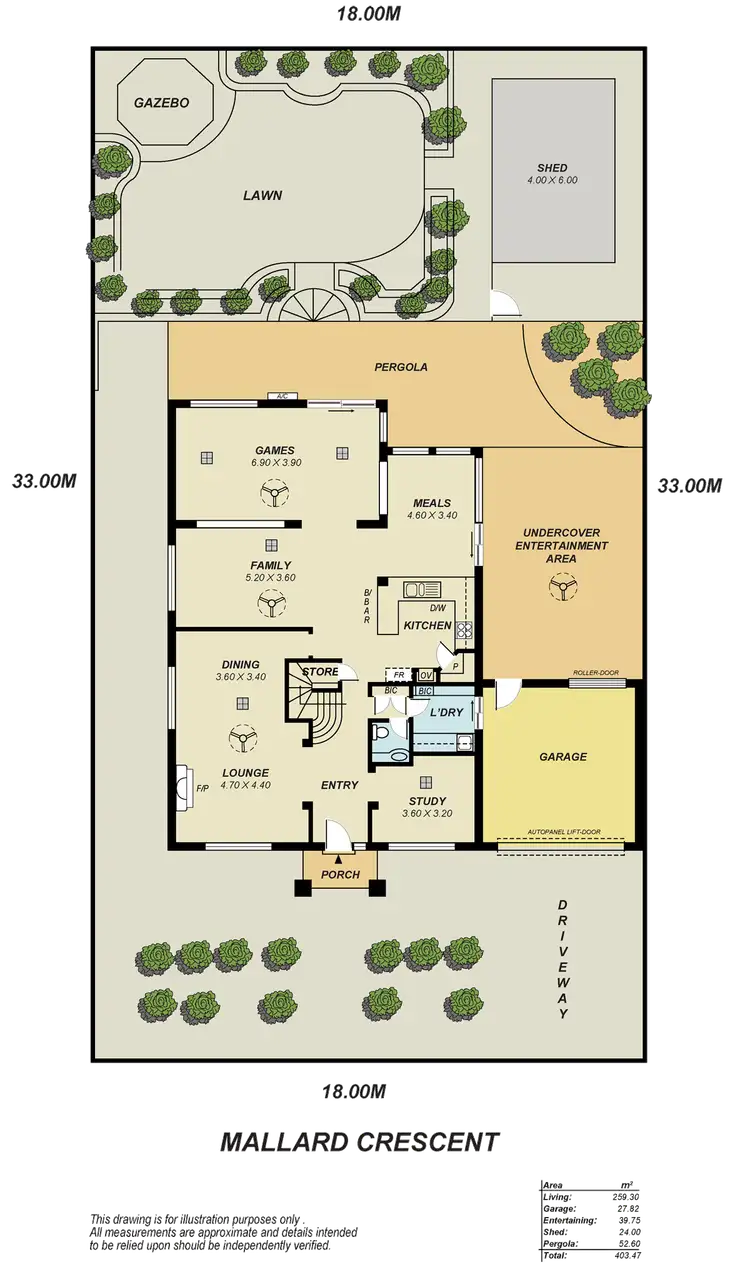 Floorplan of Homely house listing, 38 Mallard Crescent, Mawson Lakes SA 5095