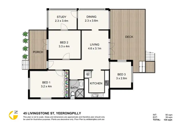 Floorplan of Homely house listing, 45 Livingstone Street, Yeerongpilly QLD 4105