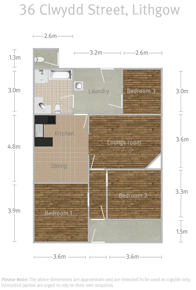 Floorplan of Homely house listing, 36 Clwydd Street, Lithgow NSW 2790
