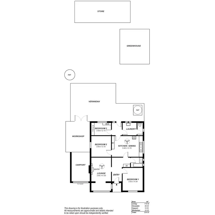 Floorplan of Homely house listing, 9 Fourth Avenue, Klemzig SA 5087