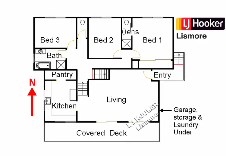 Floorplan of Homely house listing, 32 Nimbin Street, Dunoon NSW 2480