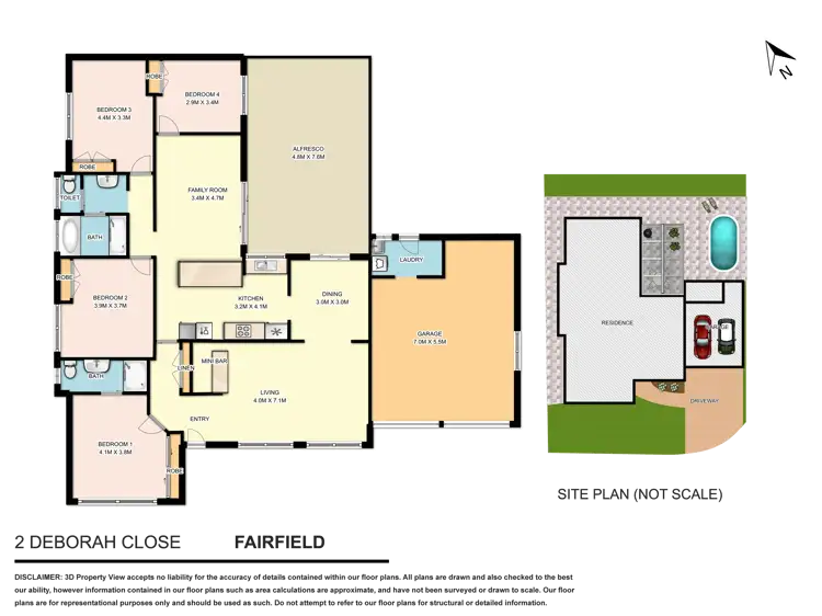 Floorplan of Homely house listing, 2 Deborah Close, Fairfield NSW 2165
