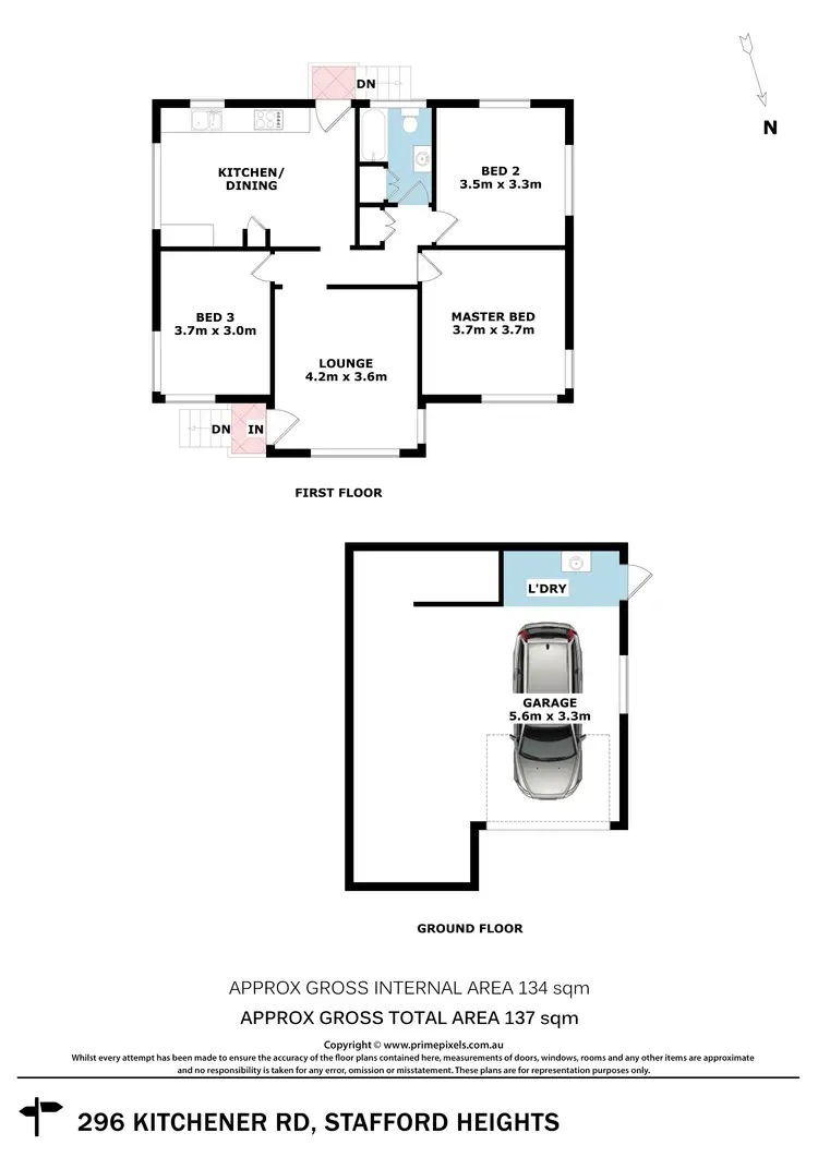 Floorplan of Homely house listing, 296 Kitchener Road, Stafford Heights QLD 4053