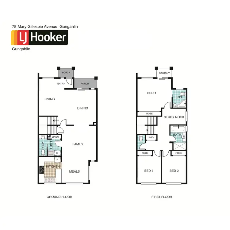 Floorplan of Homely house listing, 78 Mary Gillespie, Gungahlin ACT 2912