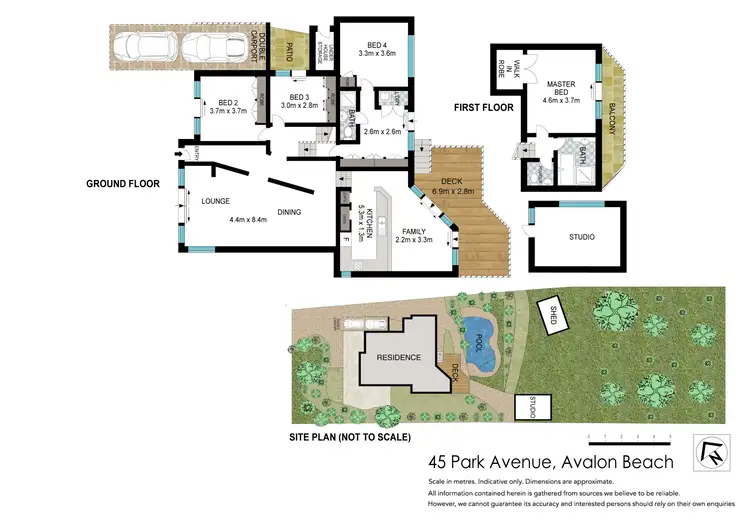Floorplan of Homely house listing, 45 Park Avenue, Avalon Beach NSW 2107