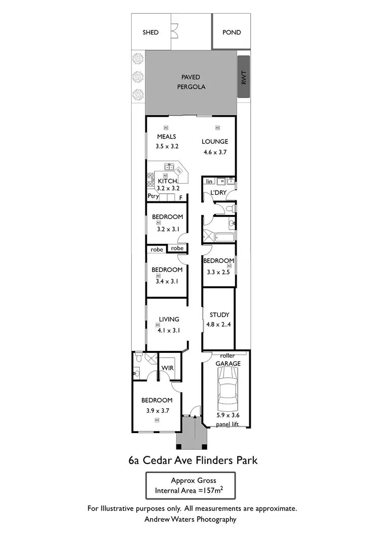 Floorplan of Homely house listing, 6a Cedar Avenue, Flinders Park SA 5025