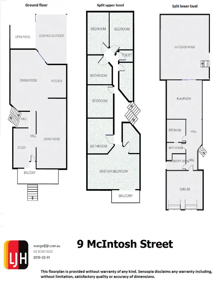 Floorplan of Homely house listing, 9 McIntosh Street, Orange NSW 2800
