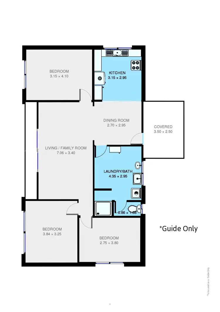 Floorplan of Homely house listing, 44 Fisher Street, Portarlington VIC 3223