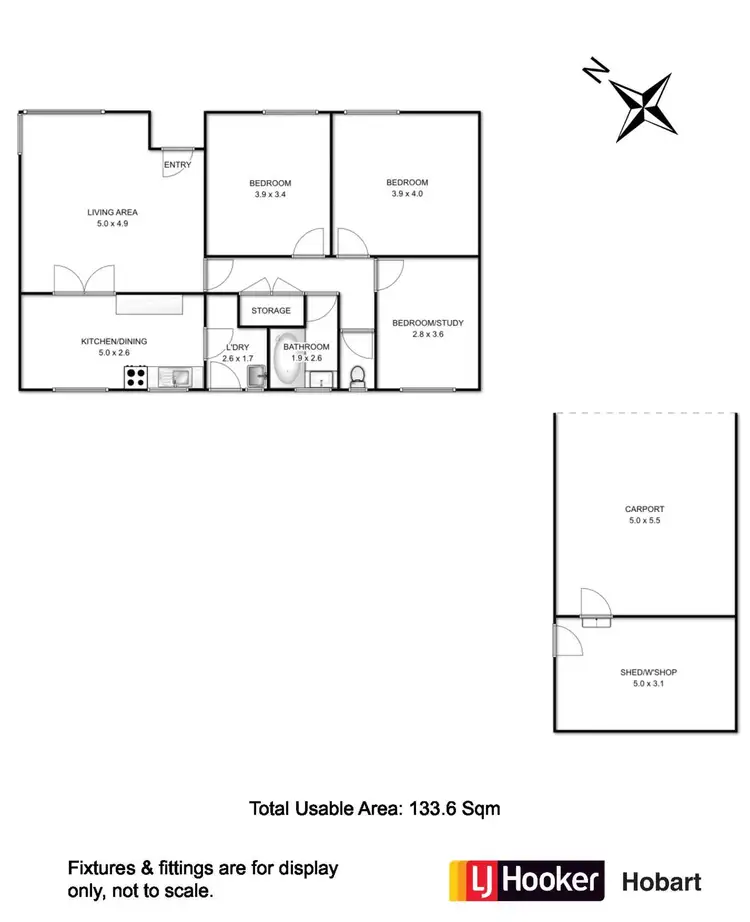 Floorplan of Homely house listing, 20 Milburn Place, West Moonah TAS 7009