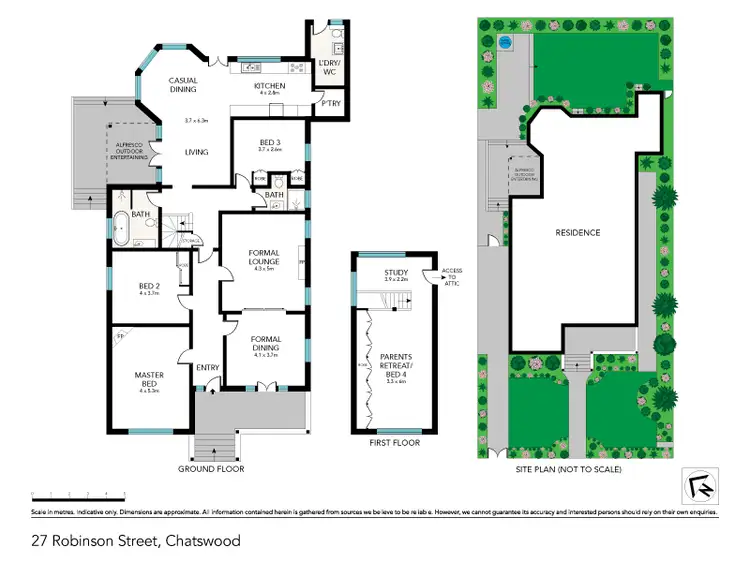Floorplan of Homely house listing, 27 Robinson Street, Chatswood NSW 2067