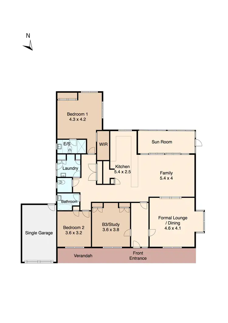 Floorplan of Homely house listing, 30 Powell Street, Ocean Grove VIC 3226
