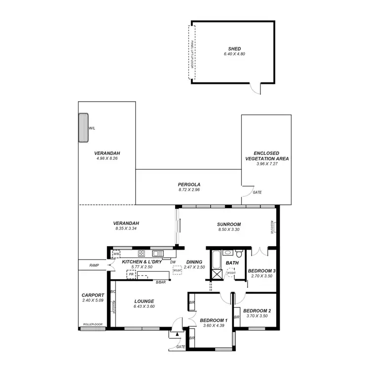 Floorplan of Homely house listing, 13 Versine Road, Salisbury North SA 5108