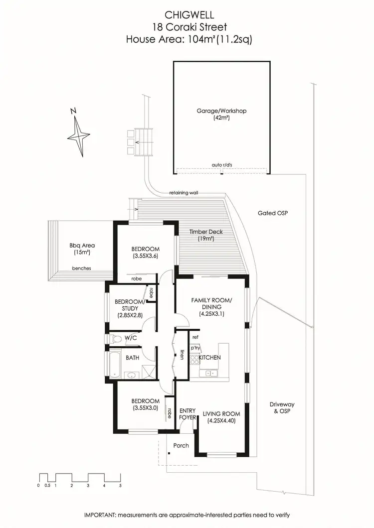 Floorplan of Homely house listing, 18 Coraki Street, Chigwell TAS 7011