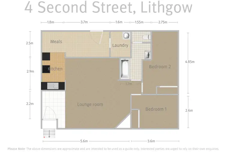 Floorplan of Homely house listing, 4 Second Street, Lithgow NSW 2790