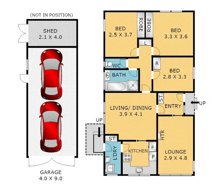 Floorplan of Homely house listing, 36 Macedon Avenue, Corio VIC 3214