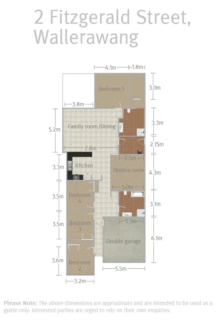 Floorplan of Homely house listing, 2 Fitzgerald Street, Wallerawang NSW 2845