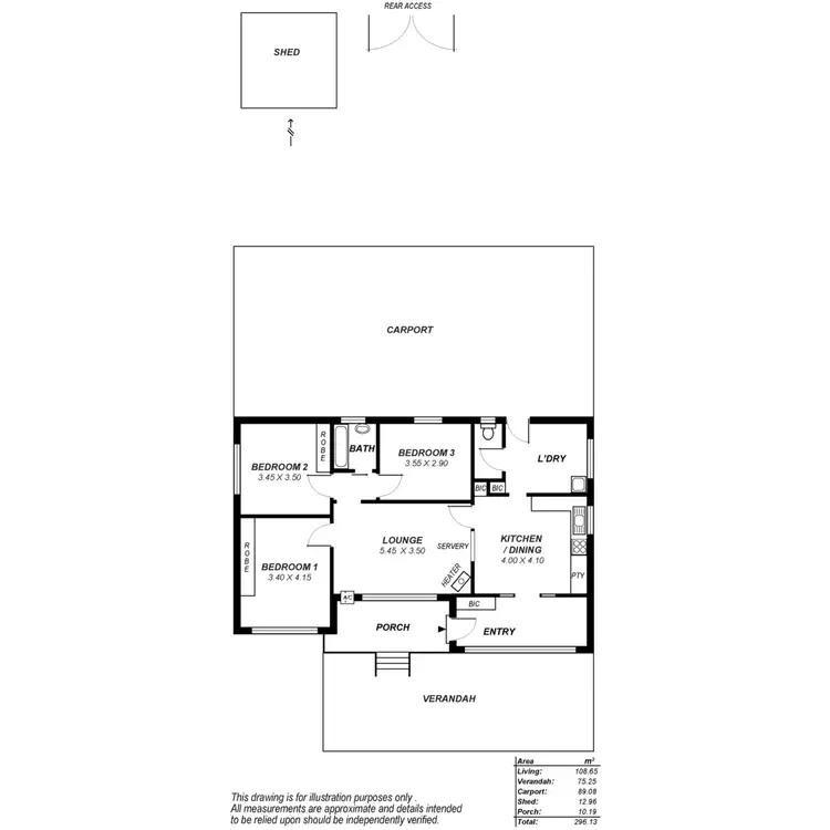 Floorplan of Homely house listing, 10 Petrova Avenue, Windsor Gardens SA 5087