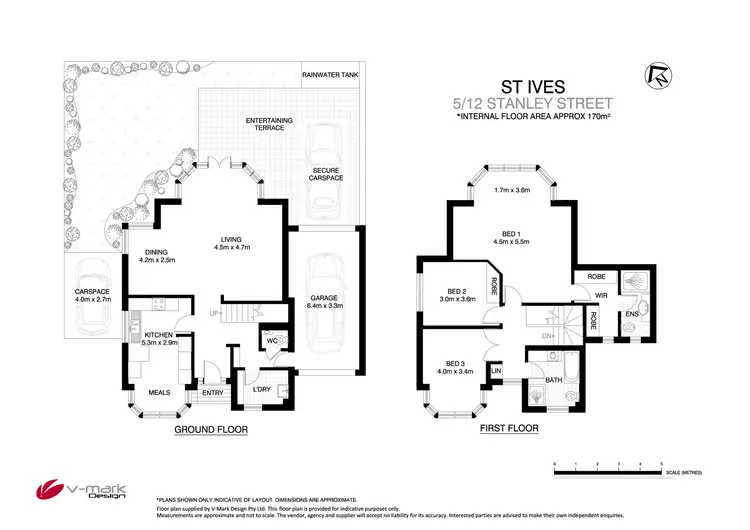 Floorplan of Homely townhouse listing, 5/12 Stanley Street, St Ives NSW 2075