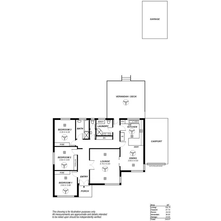 Floorplan of Homely house listing, 14 Ferguson Avenue, Sefton Park SA 5083