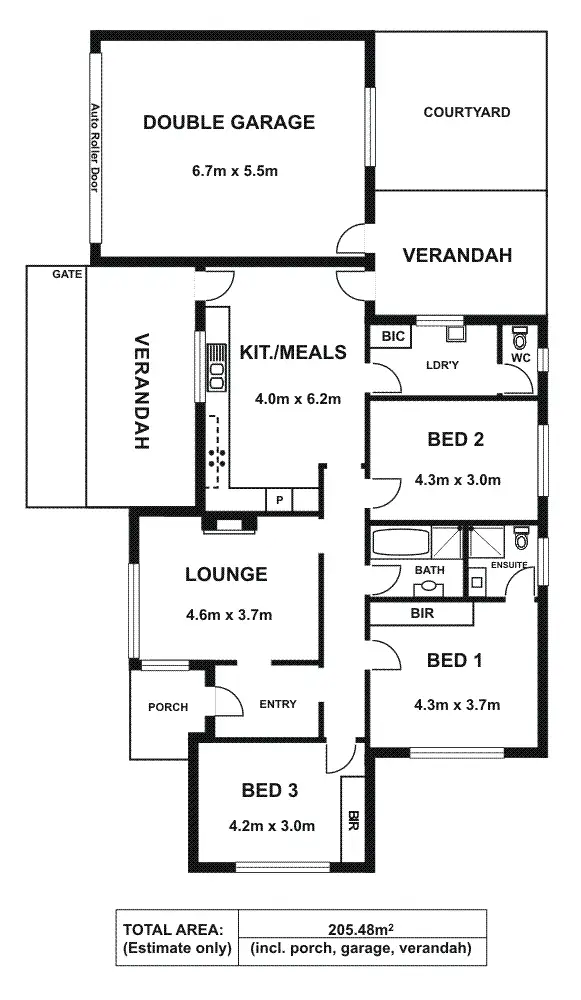 Floorplan of Homely house listing, 71 Selth Street, Albert Park SA 5014