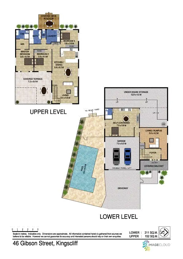 Floorplan of Homely house listing, 46 Gibson Street, Kingscliff NSW 2487