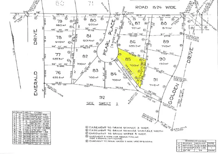 Floorplan of Homely land listing, 6 Pearl Place, Diamond Beach NSW 2430