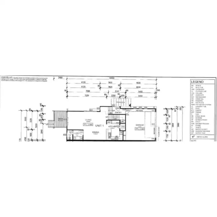 Floorplan of Homely semi-detached listing, 1/18 Cawthray Street, Biggera Waters QLD 4216