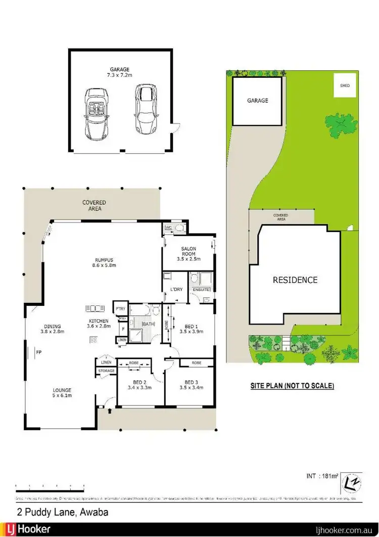 Floorplan of Homely house listing, 2 Puddy Lane, Awaba NSW 2283