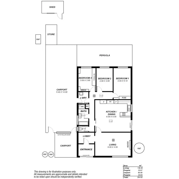 Floorplan of Homely house listing, 11 Gwender Terrace, Para Hills SA 5096
