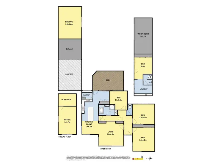 Floorplan of Homely house listing, 386 Queen Street, Elliminyt VIC 3250