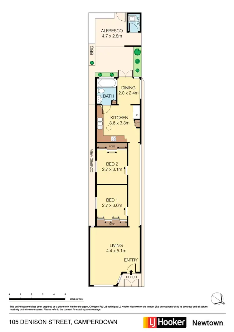 Floorplan of Homely house listing, 105 Denison Street, Camperdown NSW 2050