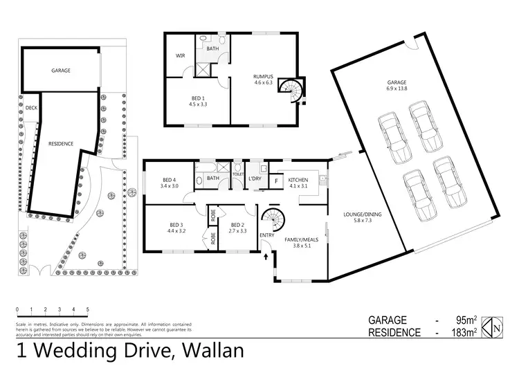 Floorplan of Homely house listing, 1 Wedding Drive, Wallan VIC 3756