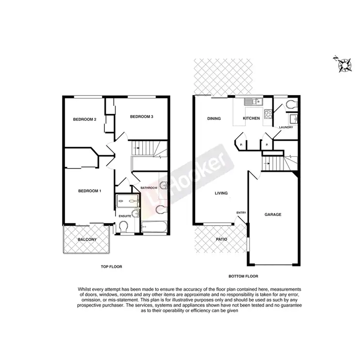 Floorplan of Homely townhouse listing, 21/11 Penny Street, Algester QLD 4115