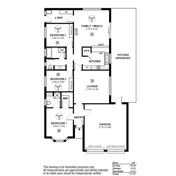 Floorplan of Homely house listing, 4 Robinson Place, Enfield SA 5085