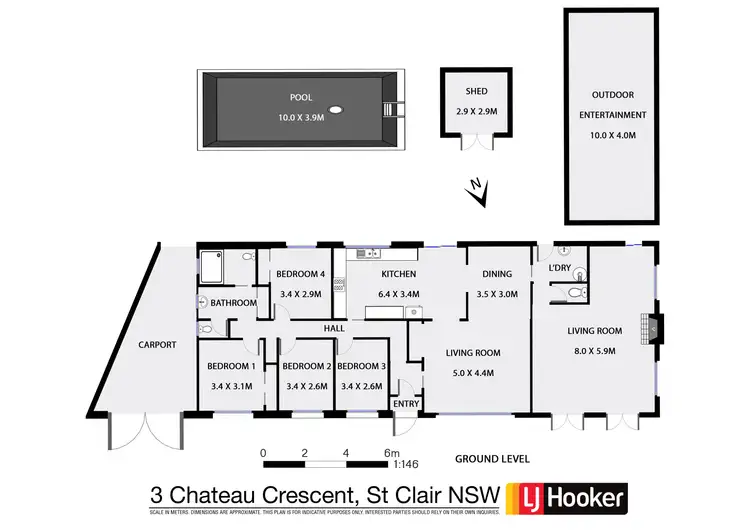 Floorplan of Homely house listing, 3 Chateau Crescent, St Clair NSW 2759