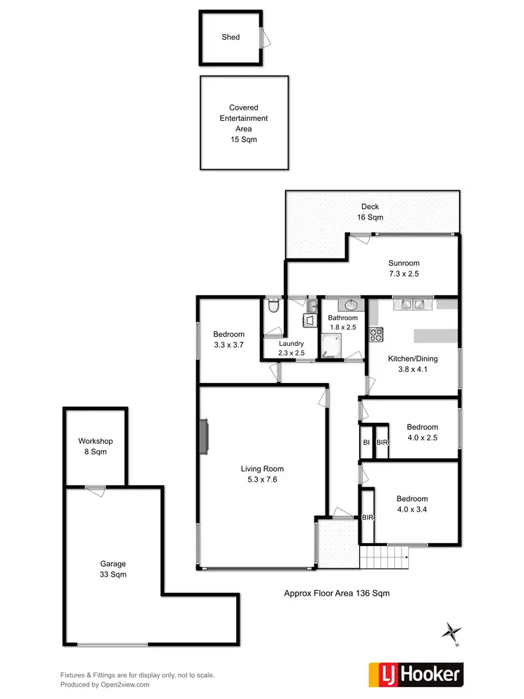 Floorplan of Homely house listing, 54 Ashbourne Grove, West Moonah TAS 7009